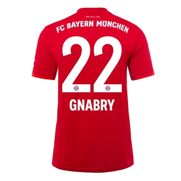 Trikot Bayern München NO.22 Gnabry Auswarts 2019-20 Weiß Fussballtrikots Günstig